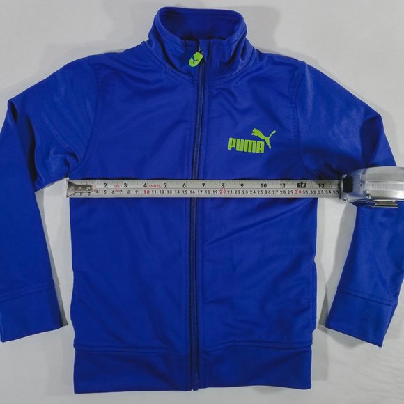 Puma Blue & Green Full Zip-up Sweatshirt - Picture 8 of 8